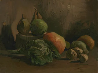 Still Life with Vegetables and Fruit